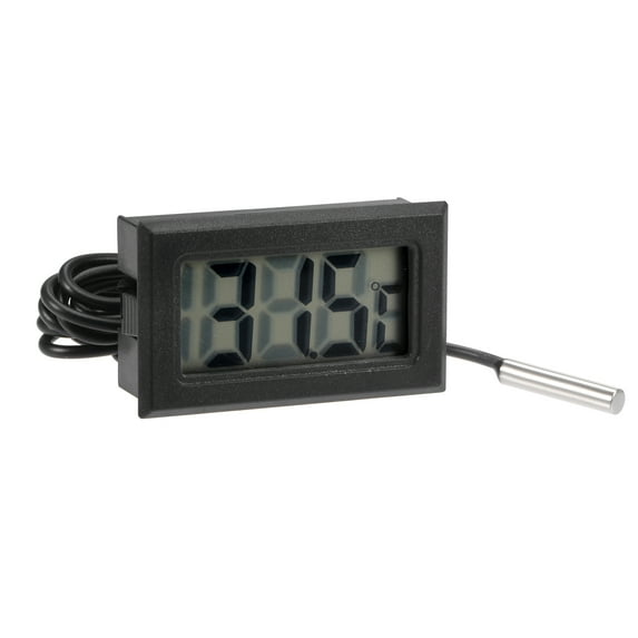 Uxcell -50 to 110 Degree 10K Digital Thermometer with 2m NTC Temperature Sensor Probe