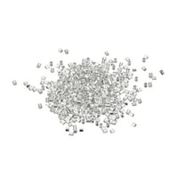 Uxcell 500 Pack 1.5x1.5mm Crimp Tube Beads Making Crimp End Spacer Bead, Silver Tone