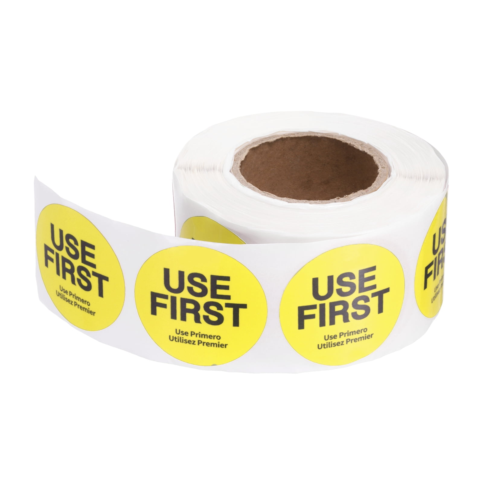Used First Sticker Label Uxcell 500 Pcs Adhesive USE FIRST Label Stickers, 1.5 inch Circle ...