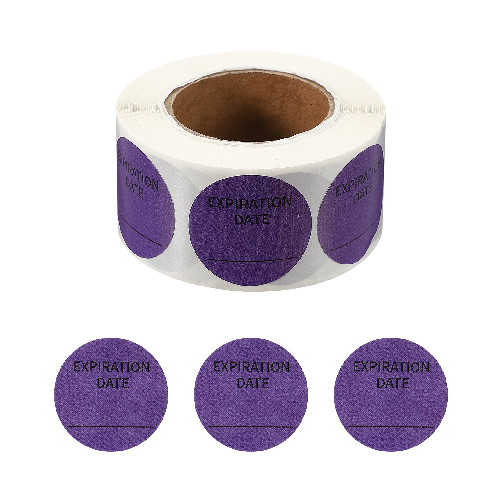 Expired Label Sticker Uxcell 500 Pcs Expired Date Stickers Roll, 1.25 Inch Food Storage ...