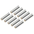thumbnail image 1 of Uxcell 500 Pcs Non Insulated Butt Connectors 14AWG Wire Connector for Electrical Wire Crimp Terminals, 1 of 5