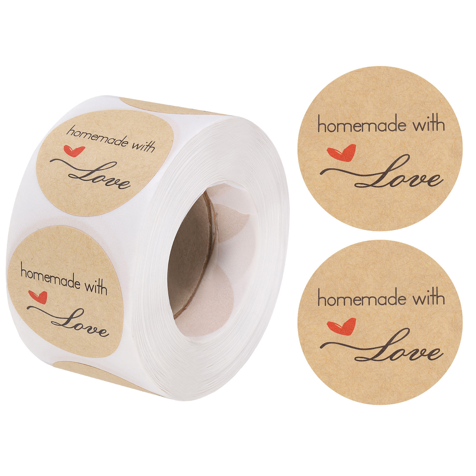 Uxcell 500 Pcs Thank You Stickers, 1.5 Inch Self Adhesive Round Seal ...