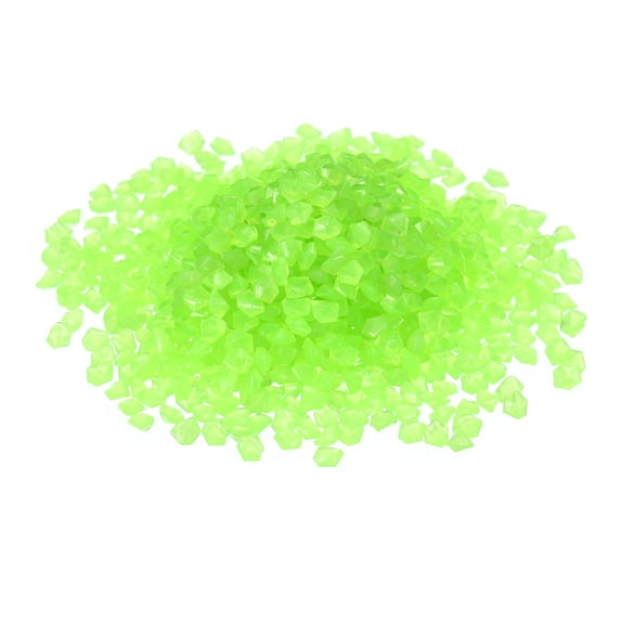 Uxcell 5000 Pack Glow Rocks 0.12''-0.2'' Glow Pebbles Decoration in the Dark Luminous Stones Decor DIY Decorative Green