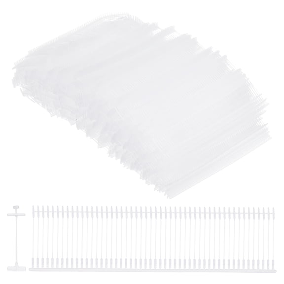Uxcell 5000Pcs Standard Tagging Barb Fasteners, 20mm/0.79 Inch Tagging Gun Fasteners PP Plastic Tag Barbs Pins Attachments for Clothing Price Tag Label Garment Retail, Transparent