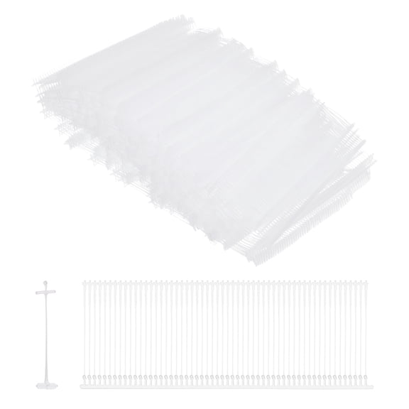 Uxcell 5000Pcs Standard Tagging Barb Fasteners, 30mm/1.18 Inch Tagging Gun Fasteners PP Plastic Tag Barbs Pins Attachments for Clothing Price Tag Label Garment Retail, White