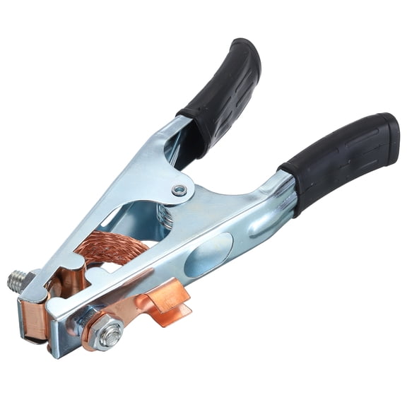 Uxcell 500A Welding Ground Clamp, Iron A-shape Welding Machine Grounding Clamp Earth Ground Cable Copper Clip Pcs