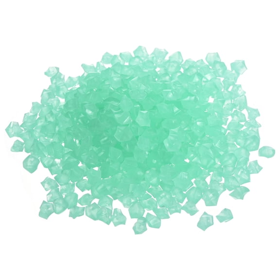 Uxcell 500Pack Glow Rocks 8-10mm Glow Pebbles Decoration in the Dark Luminous Stones Decor DIY Decorative Light Green