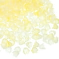 thumbnail image 1 of Uxcell 500Pcs 0.3x0.4" Acrylic Frosted Flower Beads Flower Bead Caps, Yellow, 1 of 6