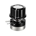thumbnail image 1 of Uxcell 50K Ohm Variable Resistors Single Turn Rotary Carbon Film Potentiometer w Knob, 1 of 5