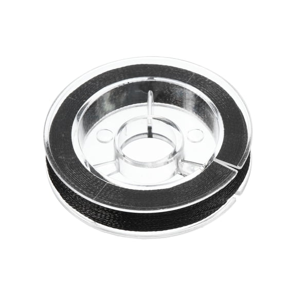 Uxcell 50M/55 Yards 450D Metallic Fishing Rod Guide Wrapping Thread, Black