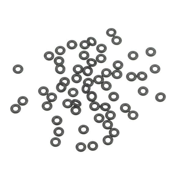 Uxcell 50Pack 1.8mm Seal O-Ring Rubber Watches Gaskets O-Ring Tiny Assortment Crown-O-Ring