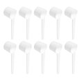 thumbnail image 1 of Uxcell 50Pack Plastic Measuring Spoons Powder Scoops Spoon Kitchen Spoon Flat Bottom, 5g White, 1 of 7