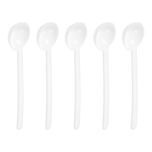 Uxcell 50 pack Plastic Measuring Spoons Powder Scoops Spoon Kitchen Spoons, 1.5g White