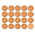 thumbnail image 1 of Uxcell 50Pack Wooden Buttons 30mm 4 Hole Round Wood Sewing Button Craft, Light Brown, 1 of 4