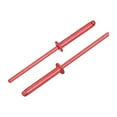 thumbnail image 1 of Uxcell 50Pcs 1/8"x3/4" Aluminum Blind Rivets, Dome Head Long Split Rivets, Red, 1 of 7