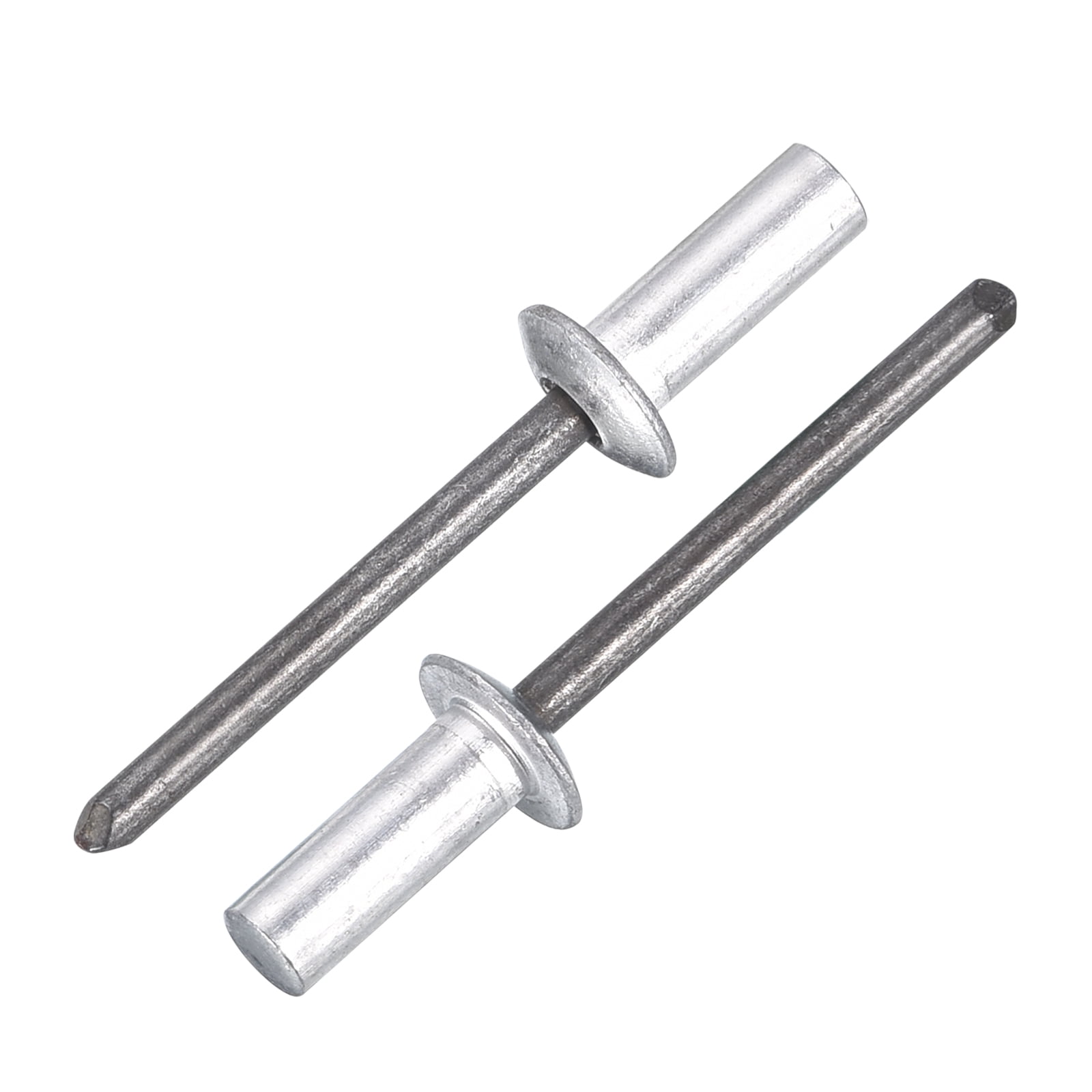 Uxcell 50Pcs 3/16"x1/2" Aluminum Blind Rivets, Closed End Rivets Fasteners, Black