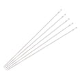 thumbnail image 1 of Uxcell 50Pcs Beading Needles Fine Thin Long Straight Sewing Embroidery Threads Stainless Steel 3.15 inch, 1 of 5
