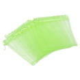 thumbnail image 1 of Uxcell 50Pcs Fruit Protection Bags 7.87x5.9" Nylon Garden Fruit Netting Cover Bags Drawstring Mesh Gift Bags Light Green, 1 of 6