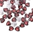 thumbnail image 1 of Uxcell 50Pcs Heart Rhinestones 12mm Pointed Back Heart Glass Rhinestone for Jewelry Making Costume DIY Crafts Purple, 1 of 5