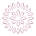 thumbnail image 1 of Uxcell 50Pcs Horse Eye Shape Rhinestones Glass Point Back Beads for Jewelry Making, Light Pink 6x12mm, 1 of 6