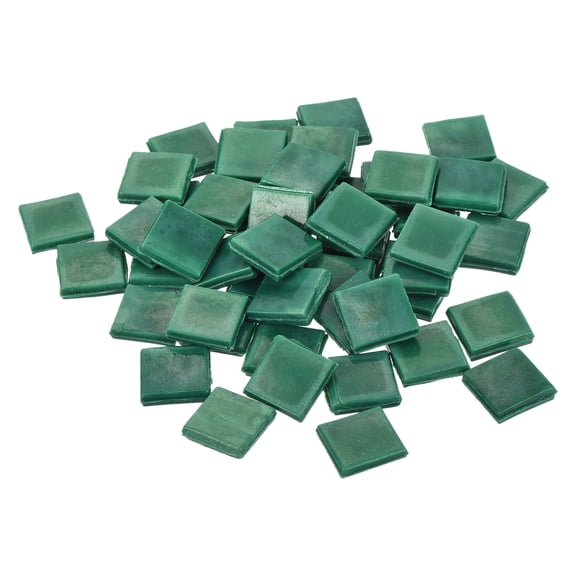 Uxcell 50Pcs Mosaic Tiles, Micro Glass Tiny Mini Mosaic Tile DIY Hobbies Handmade Crystal Free Stone Craft Deep Blue