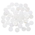 thumbnail image 1 of Uxcell 50Pcs Natural Shell Buttons, Mother of Pearl Button 11.5mm Sewing Buttons,White, 1 of 7