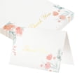 thumbnail image 1 of Uxcell 50Pcs Thank You Cards, 5.9"x7.9" Floral Folded Blank Cardstock, Thank You Notes for Greeting Cards Wedding Graduation Birthday DIY Craft Invitations, Twin Daisy Style, 1 of 6