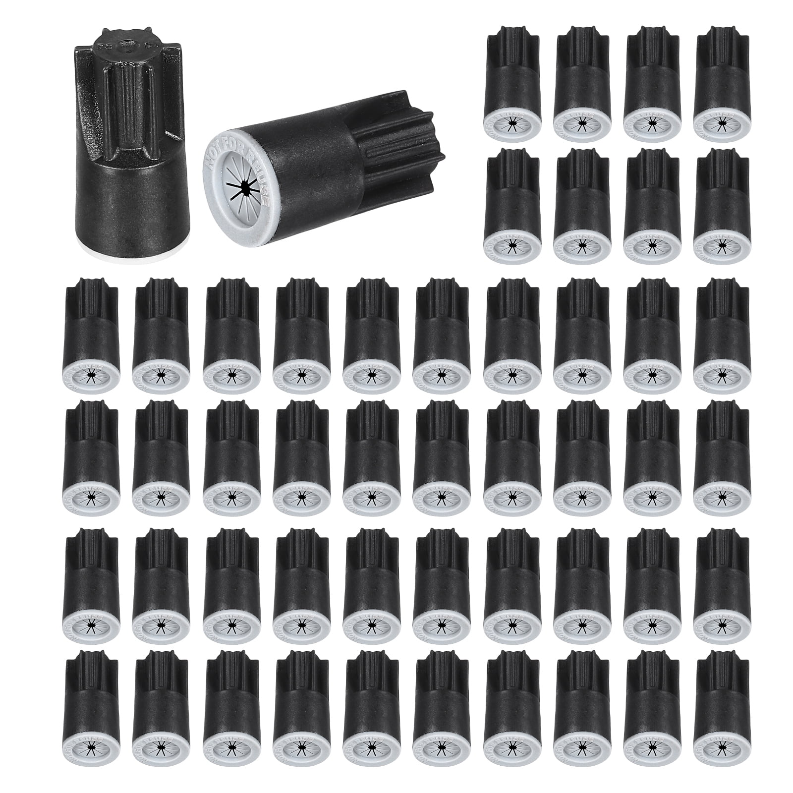 Uxcell 50Pcs Waterproof Wire Connector, Cable Terminal Connectors 22-12AWG Twist Nut Caps