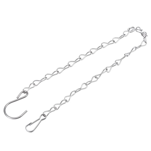 Uxcell 50cm Extension Lighting Chain S Hook Hanging Chains 2 Pack