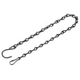 thumbnail image 1 of Uxcell 50cm Extension Lighting Chain S Hook Hanging Chains Black 2 Pack, 1 of 6