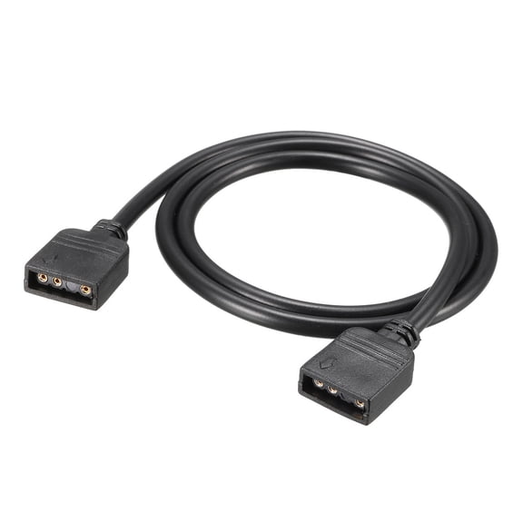 Uxcell 50cm Female to Female 3 Pin ARGB Splitter Cable for 5050 3528 LED