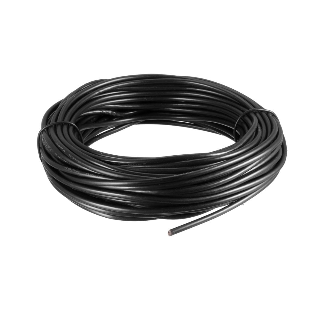 Assil RZETIX C41087-2m Coaxkabel RG174 - 50 Ohm, 3mm Diameter TV Antenne Satelliet