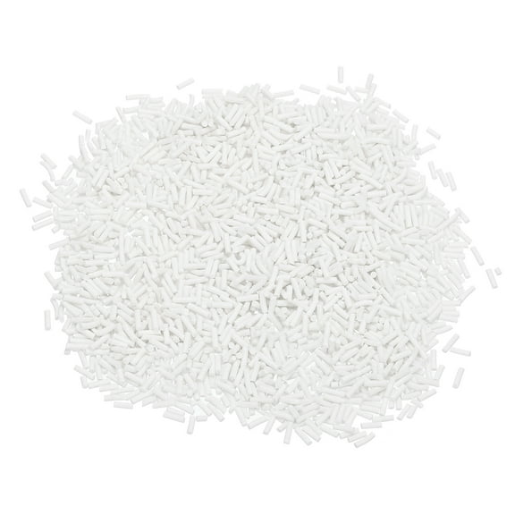 Uxcell 50g Fake Sprinkles, Faux Sprinkles Clay Sprinkles Sugar Granules, White