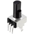 thumbnail image 1 of Uxcell 50k ohm Single Turn Rotary Film Potentiometer Variable Resistors Carbon Black  10pcs, 1 of 4