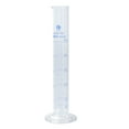 thumbnail image 1 of Uxcell 50ml 3.3 Borosilicate Glass Graduated Cylinder, Round Base Blue Graduations Measuring Cylinder, 1 of 4