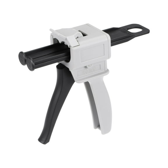 Uxcell 50ml Manual AB Epoxy Resin Mixing Applicator Dispenser Gun with Glue Mixing rate of 1:1