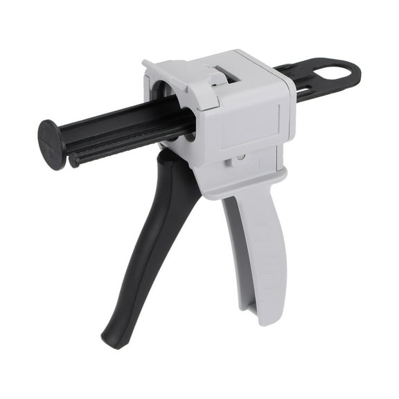 Uxcell 50ml Manual AB Epoxy Resin Mixing Applicator Dispenser Gun with Glue Mixing rate of 10:1