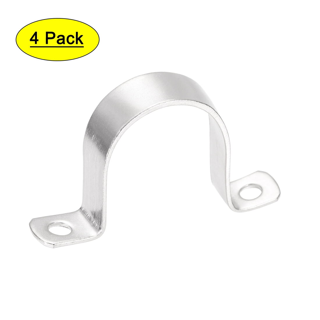 Uxcell 50mm(2") 304 Stainless Steel 2 Holes Rigid Pipe Strap Tension ...