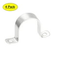 thumbnail image 1 of Uxcell 50mm(2") 304 Stainless Steel 2 Holes Rigid Pipe Strap Tension Tube Clamp 4 Pack, 1 of 5
