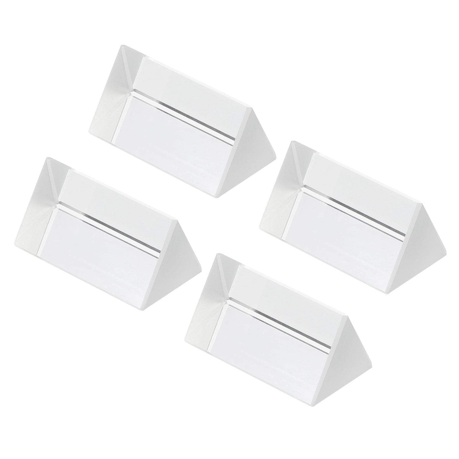 Translucent Triangular Frames Uxcell 50mm/2 Inch Triangular Prism, 4 Pack Glass Optical Crystal ...
