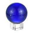 thumbnail image 1 of Uxcell 50mm/2" K9 Crystal Ball Decorative Ball with Gift Box and Crystal Stand Dark Blue 1 Set, 1 of 5
