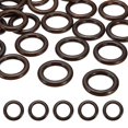 thumbnail image 1 of Uxcell 50mm Natural Wooden Rings, 30 Pack Wood Ring Round Linking Rings Wood Loop Circle for Craft, Dark Brown, 1 of 6