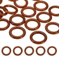 thumbnail image 1 of Uxcell 50mm Natural Wooden Rings, 50 Pack Wood Ring Round Linking Rings Wood Loop Circle for Craft, Coffee, 1 of 8