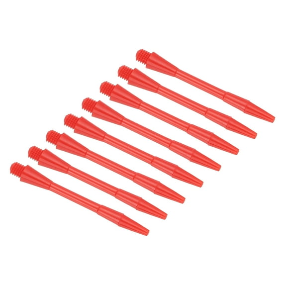 Uxcell 50mm Plastic Dart Shafts, 21 Pack 2BA Thread Dart Stems, Red