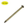 thumbnail image 1 of Uxcell 50mm Wall Cement Nails Carbon Steel Electroplating Bronze 100 Pack, 1 of 5