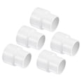 thumbnail image 1 of Uxcell ID Reducer Pipe Fitting Straight Adapter Connector, White 50mm to 40mm 5, 1 of 6