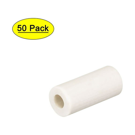 Uxcell 50pcs 2mm Dia Ceramic Tube Insulated Electronic Wire Bundle Heat Insulation Protection Single Bore