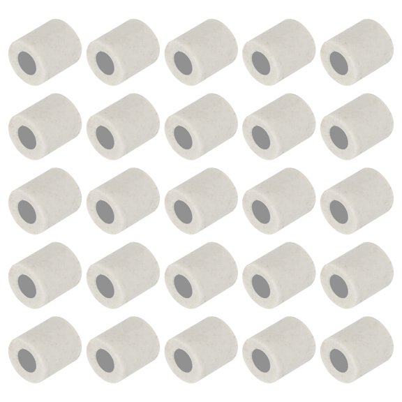 Uxcell 50pcs 2mm Dia Ceramic Tube Insulated Electronic Wire Bundle Single Bore,4mm x 5mm