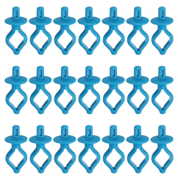Uxcell 50pcs Bobbin Holder for Thread Spools Preventing Thread Unwinding Blue
