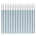 thumbnail image 1 of Uxcell 50pcs Detail Paint Brushes 14mm Nylon Painting Brush for Watercolor Acrylic Painting(000#), Blue, 1 of 6